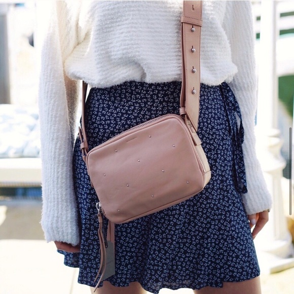 SOLD Allsaints Kathi Leather Studded Crossbody - Picture 5 of 6